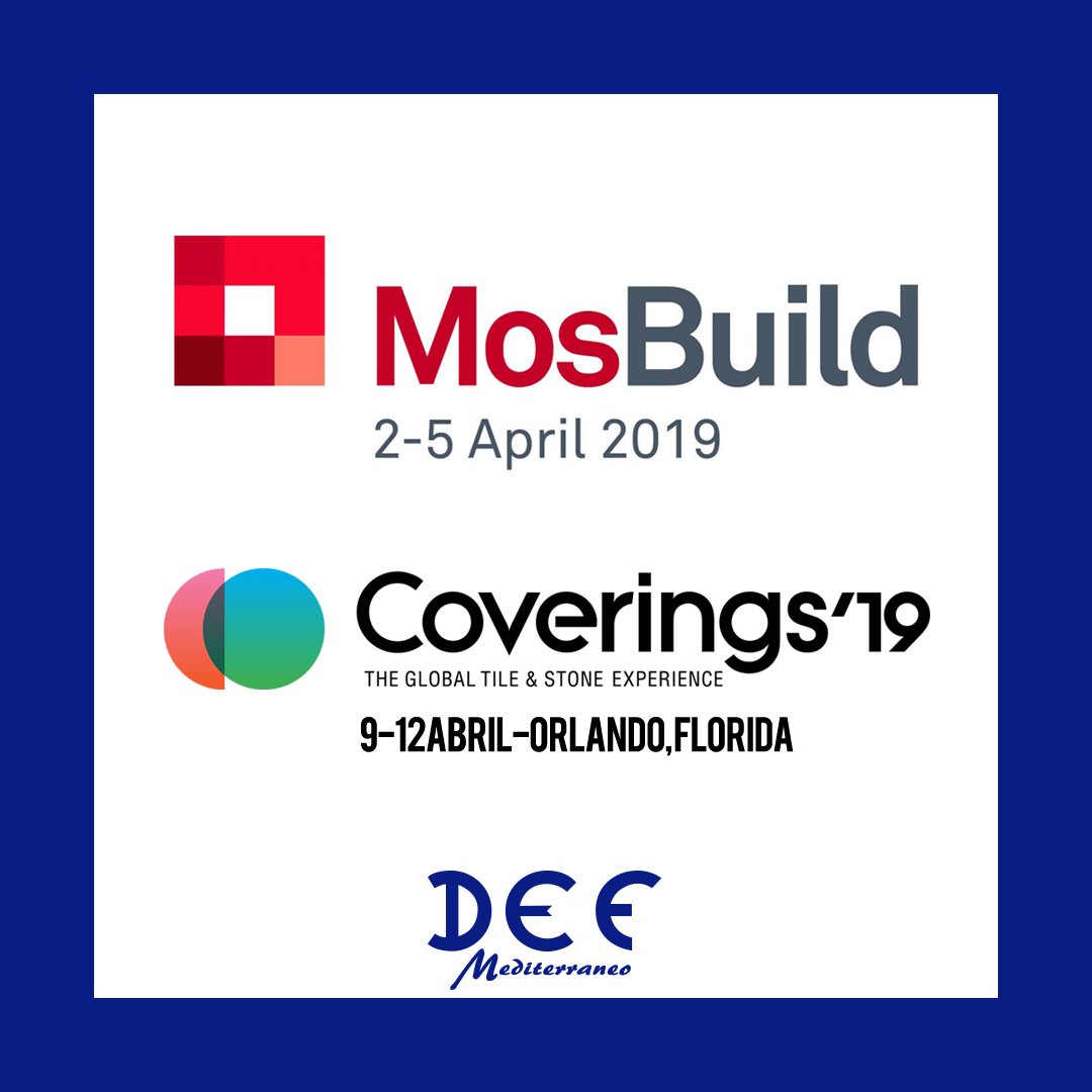 DefMediterraneo's tweet photo. Queda menos de un meses para que tengan lugar las próximas grandes ferias internacionales.
📌MosBuild Russia: 2 al 5 de abril
📌Coverings: 9 al 12 de abril.
https://t.co/rO7OJLchNT
#Cerámica #Colorificio #Azulejos #Baldosa #MosBuild #Coverings https://t.co/I6UODdK372