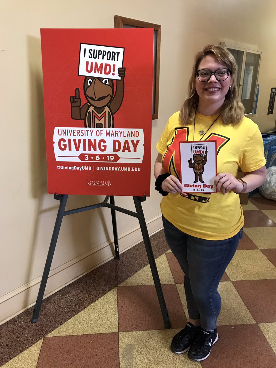 ARHUAmbassadors's tweet photo. "For Giving Day, any amount helps! These gifts really benefit @umd_arhu and make it the best it can be. Your gift will help give ARHU students so many opportunities. Thank you for your support!" - Julia, senior Stidio Art major #GivingDayUMD #IAmARHU https://t.co/8xPLY8oMc9