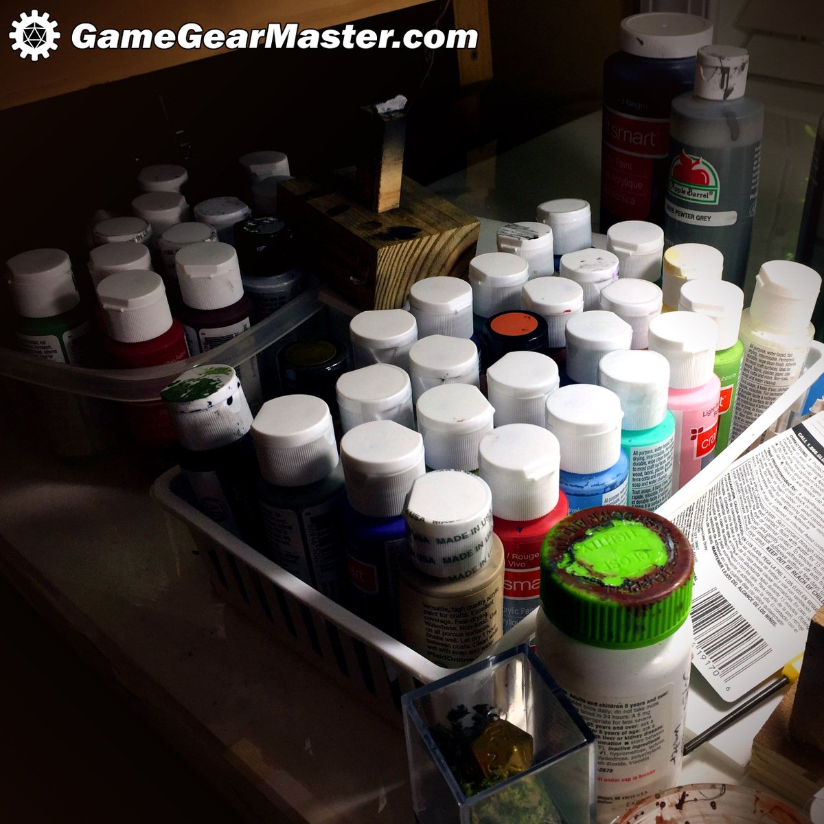 gamegearmaster1's tweet photo. π¨ I keep buying more colors, yet there are always more colors that I want! π¨ #Terraino #gamingtable #rpgterrain #tabletoprpg #dnd #pathfinder #Miniatures #dungeonsanddragons #tabletopcrafting #tabletopgaming #QuickRPGCrafts #CheapMiniMakeover #GameGearMaster https://t.co/JcYP8PIIgp