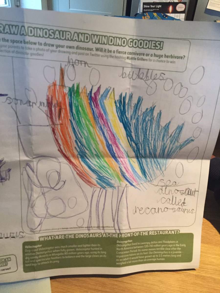 maxilyse's tweet photo. This is a “recanosaurus” apparently, which can swim underwater to great depths and uses sonar to hunt  sharks!🦈 So my 5 yr old tells me 🤷🏾‍♀️ #LittleGrillers @NHM_London https://t.co/qLjLQamYEq