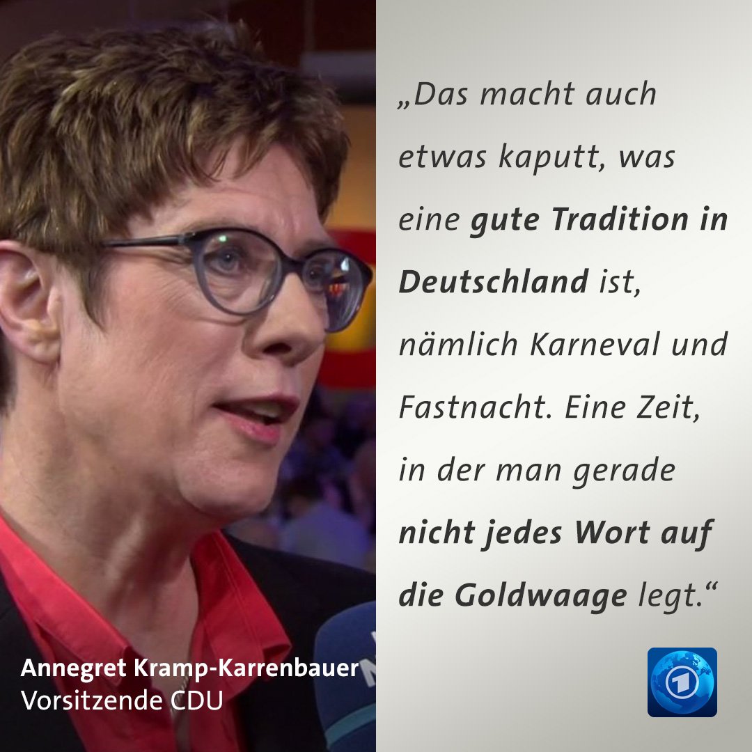 Die Vorsitzende der CDU, Annegret Kramp-Karrenbauer