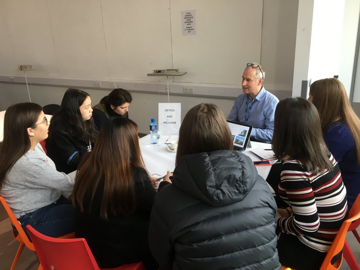 ostickwilliams's tweet photo. Ken Geary speaking to students at a recent event at @ULSTER_BSABE, giving students a better understanding of a #careerinarchitecture https://t.co/3EgQgkGlDm
