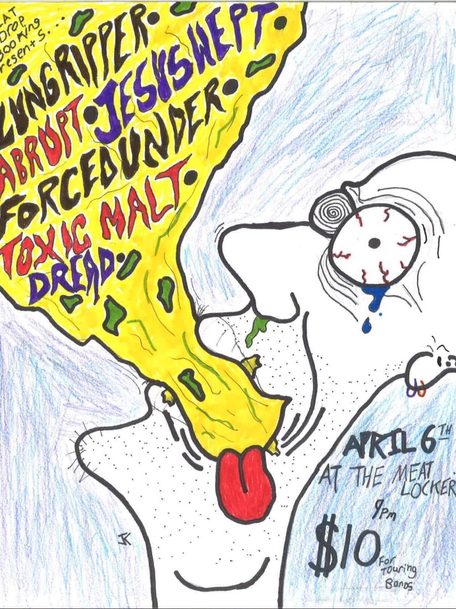 Playing the Meat Locker in New Jersey this April with a bunch of sick bands!