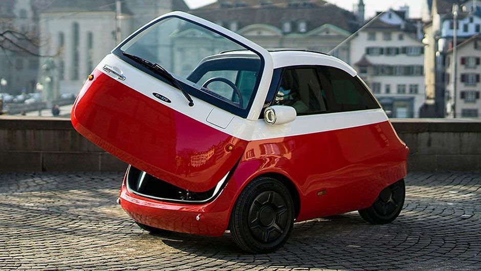 CARAutoReports's tweet photo. Guten Nachmittag! This is the Microlino, Switzerland’s vision of the electric car. Would you take this for a spin to go get your fondue in Zurich or would you rather walk? Join the discussion below. #HotorNot #Microlino #ElectricVehicle #CAR #AutoRepairSoftware https://t.co/Lx6qA9EDhw