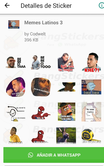 StickersBang's tweet photo. Están disponibles la Actualización de la PlayStore Jajaja son una nota, úsenlos de forma adecuada, sean serios. Este es el link de invitación por si no han descargado la App .
https://t.co/IisQm411FL
#StickersWhatApp #BangStickers #Stickers #Anuel #KarolG #Romeo #Aventura #Memes https://t.co/ypNhbWjnBE