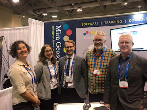 MiraGeoscience's tweet photo. Well, there you have it. #PDAC2019 is over. A big THANK YOU to @the_PDAC, Short Course partners/attendees, #CANADAatPDAC, Exploration Insight and @geotech symposium. Shout out to our team @jenlevett, Stanislawa Hickey, Jean-Philippe Paiement, James Reid and John McGaughey. https://t.co/Wu0ATmiYFW