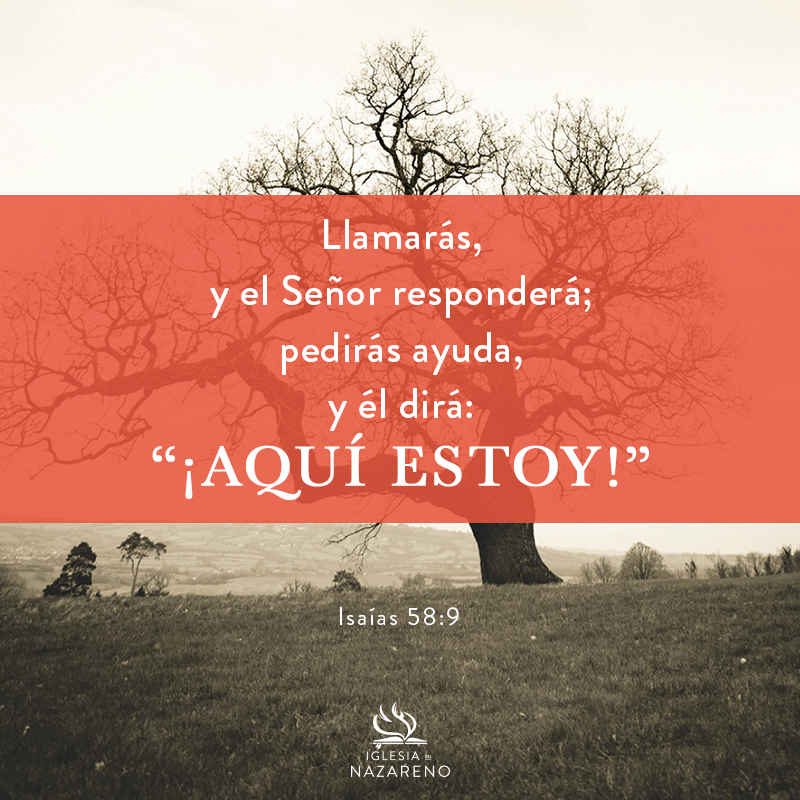 Then you will call, and the Lord will answer; you will cry for help, and he will say: Here am I. Isaiah 58:9 #AshWednesday #Nazarene