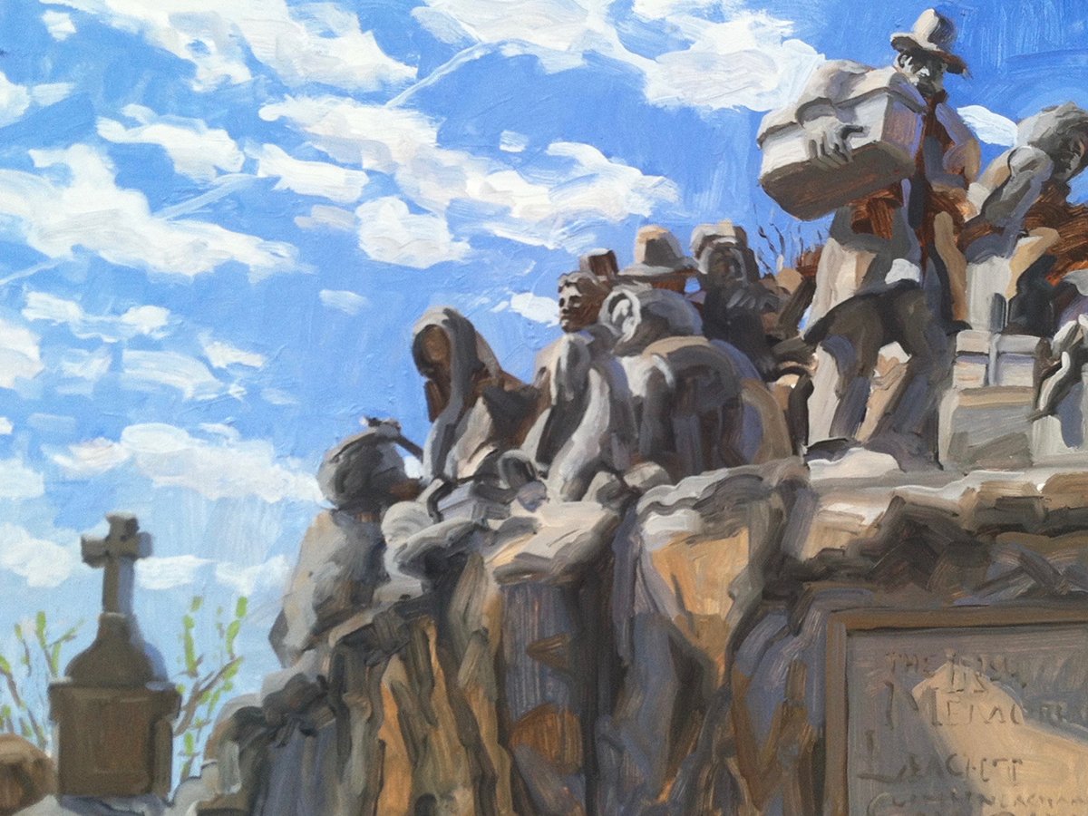 IrishMemorialPH's tweet photo. Our new feature post series is called My IM. Artist Max Mason tells what  and why The Irish Memorial means so much to him. Check out more from  this link   https://t.co/uLi3CCW2Q6 https://t.co/Y9jTUR5wqS