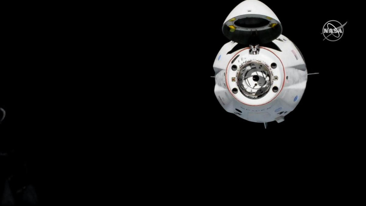 ken_kremer's tweet photo. "SpaceX Crew Dragon Successfully Docks at International Space Station" - #SpaceX #CrewDragon #Falcon9 #NASA International @Space_Station #ISS #Demo1 #Exp58 . Read my story: @ken_kremer https://t.co/RFEPB7Z1OQ