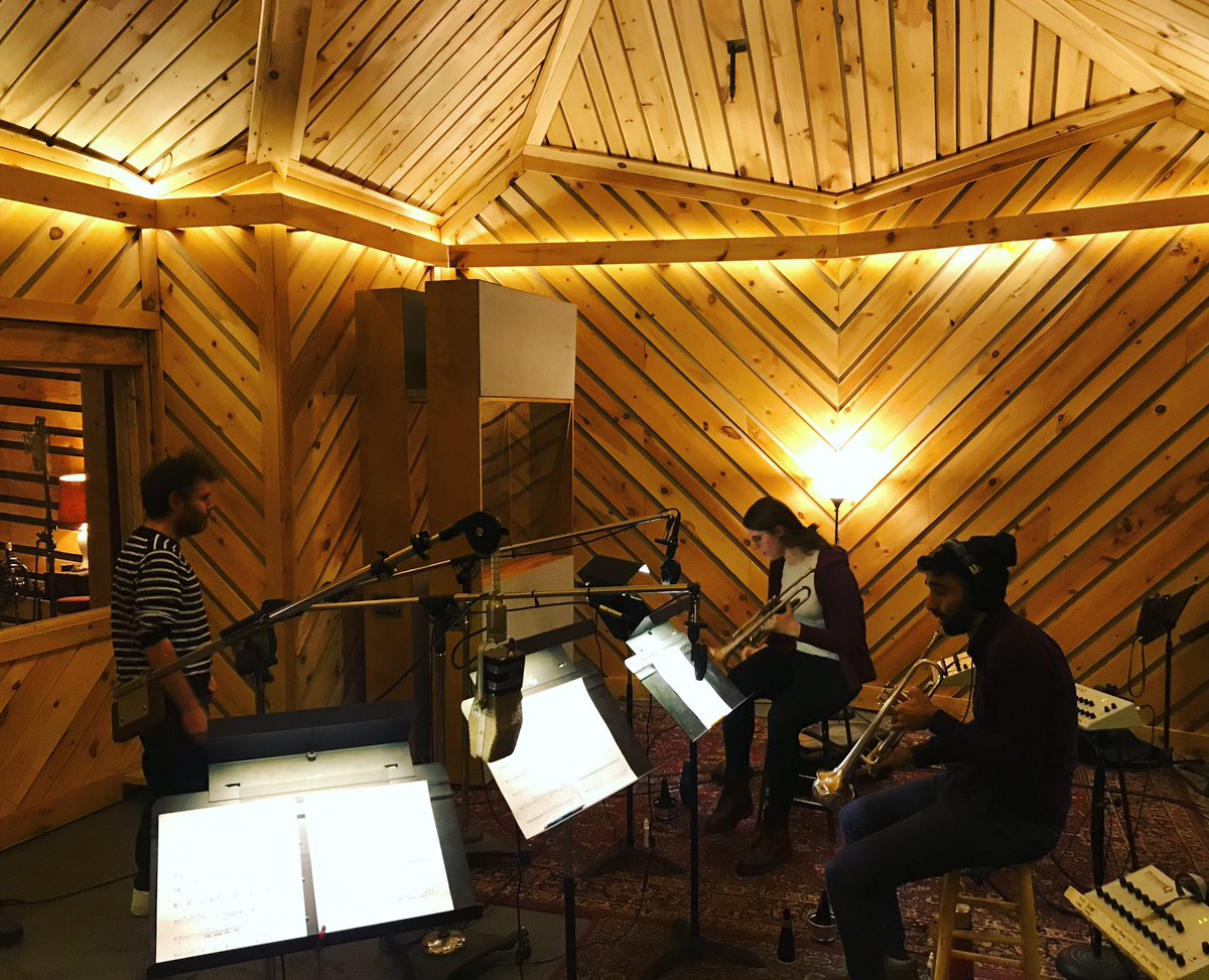 rileymulherkar's tweet photo. Earlier this week with the awesome @gabrielkahane in the awesome #bunkerstudio
📷: @aclausent https://t.co/Yupy2bG8rH