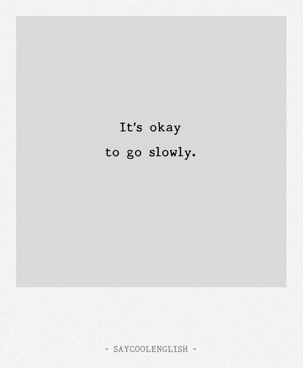 SayCoolEnglish's tweet image. ⠀
⠀
ไปช้าๆก็ได้ แต่ยังไงก็ต้องก้าวไปข้างหน้า วันไหนมีแรงก็ออกวิ่ง วันไหนเหนื่อยก็ค่อยๆเดิน ดูวิวข้างทางเติมพลังให้หัวใจบ้างก็ได้หรอกเนอะ 🌿
⠀