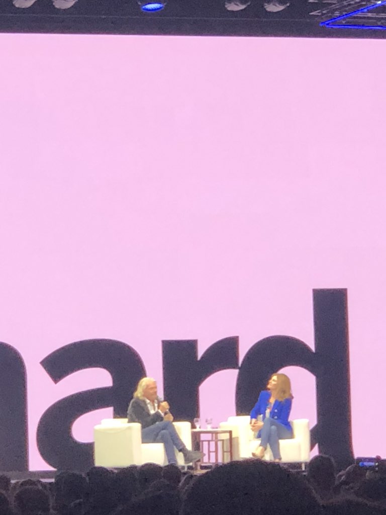 FranklyMeredith's tweet photo. Sir Richard Branson says that to have happy customers you need to first focus on making sure your employees are happy and taken care of - such great advice! https://t.co/GF9ntVLdue