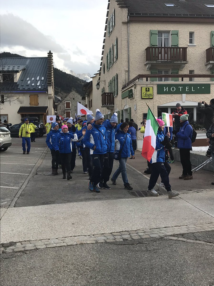 mariealefur's tweet photo. Heureuse d’être présente à la cérémonie d’ouverture des championnats du monde de ski Inas qui se tiendront à @LansenVercors. Belle compétition à tous !
#FFSA #skiing https://t.co/CWYWEsaZyO