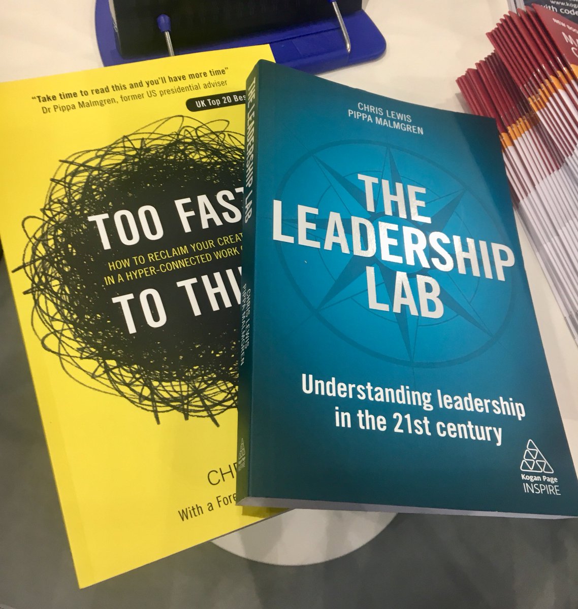 teamlewisglobal's tweet photo. We spotted some great reads at #MWLive19 today...📚 #TooFastToThink #LeadershipLab https://t.co/sCfhmZVC0z