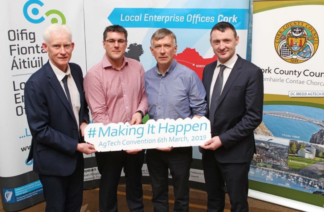 JoeDermody's tweet photo. Irish ag-tech would benefit from promotion body like @CyberIreland for cyber security. Top speakers #AgTechCork hosted by @LEOSouthCork at @FotaIsland @Herdwatch @DairygoldCo_Op @Teagasc @FarmeyeIreland @TerranutriTECH @AgriAware @CormacTagging @Bullmatch2 @farmhandle DairyGeyser https://t.co/TElD05UrZp