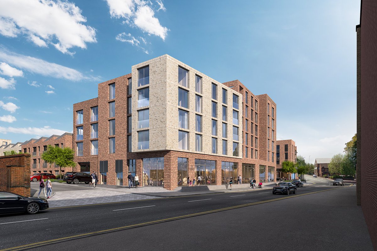 urbinfonotts's tweet photo. Revised plans Trent Bridge Quays Phase 2 have been submitted which will now see 51 apartments (up from 49) and 14 townhouses (down from 18) and retail designed by @bdp_com for @Elevate_PG

@NottsWaterside #EastMidsHeadsUp #development #notts #property #Nottingham #Riverside https://t.co/SNOMDQA81B