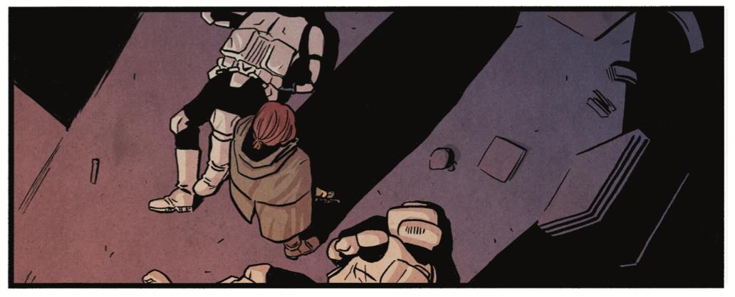 kenlowery's tweet photo. How DID Jyn Erso end up in that Imperial prison? Find out with REBEL, the new fan comic from @gavinguidry @addisonduke @micahmyers and yours truly (w/a pinup from @the_mcgone), available now at name-your-price. All proceeds go to Promise House in Dallas! https://t.co/Te53v3ukF6 https://t.co/tDZ8DrQELS