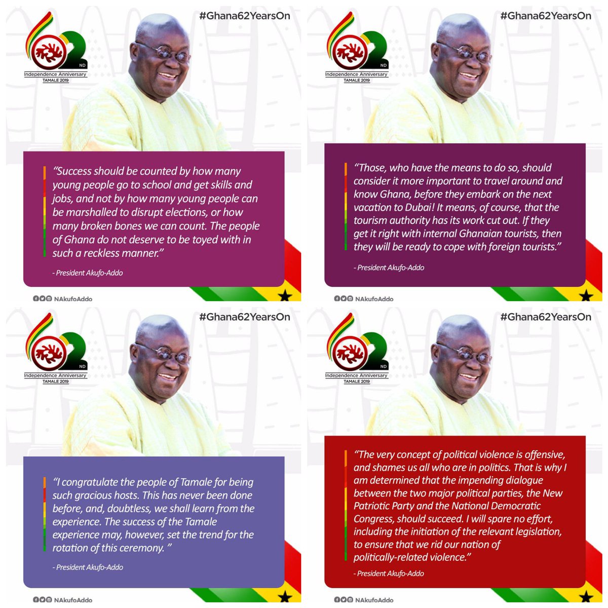 KhadijaOsma's tweet photo. #Ghana62YearsOn 
#Tamale2019 
#CelebratingPeaceAndUnity @NAkufoAddo https://t.co/Zay1Gh8bTO