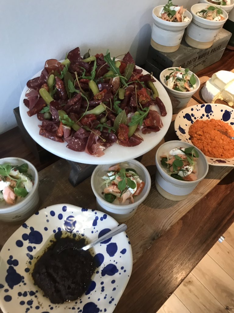 ChefGaryParsons's tweet photo. Today’s lunch for some special clients @HarveyBrockless @FenFarmDairy @YummyStilton @RapeseedOilFans and not forgetting The Cheese Boy @ConCharlton Thanks for your help https://t.co/tPui03nAWb
