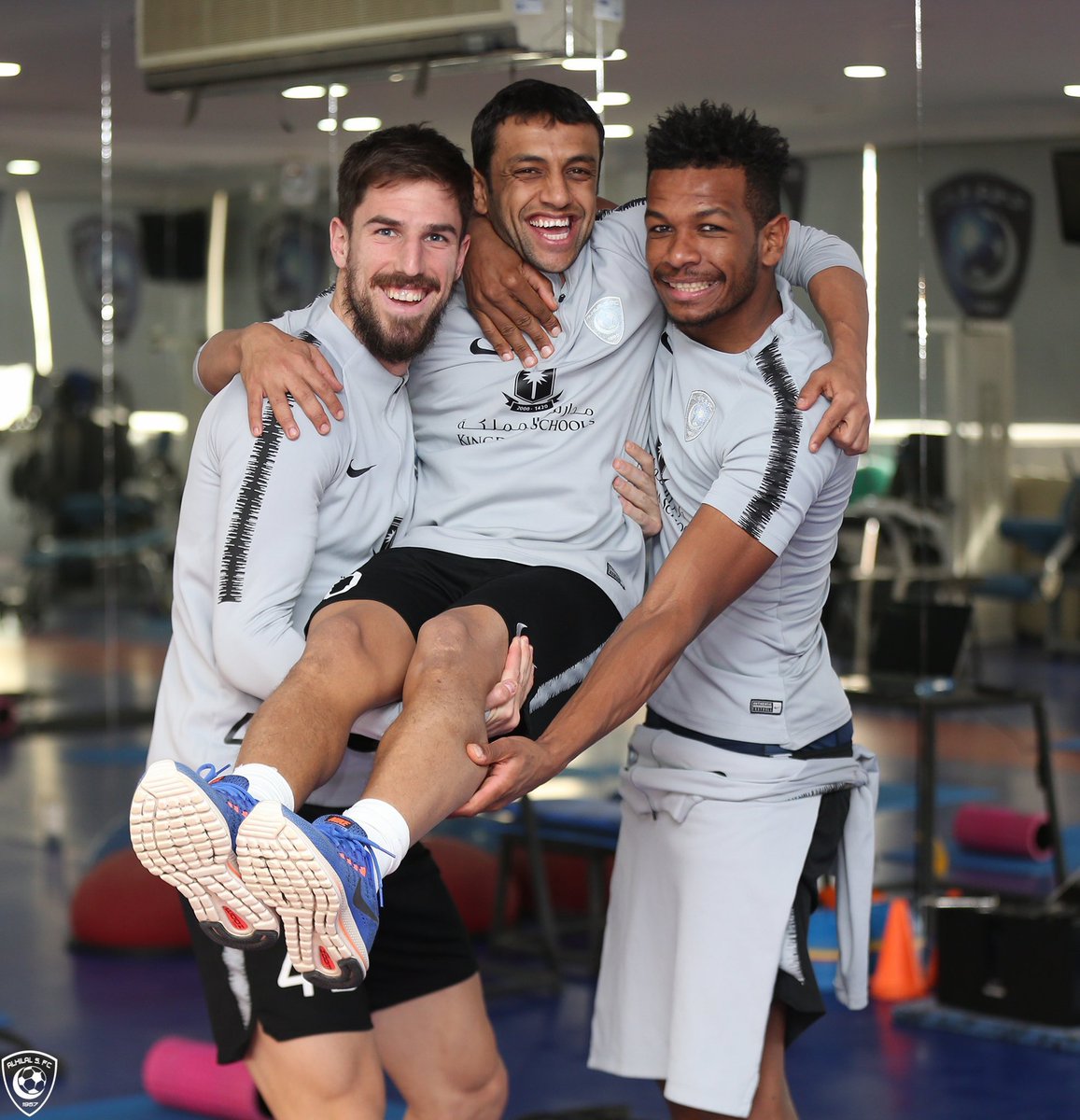 milosdegenek45's tweet photo. Enjoying What we do, and we love our jobs and family of Al Hilal https://t.co/RfzpJquMEL