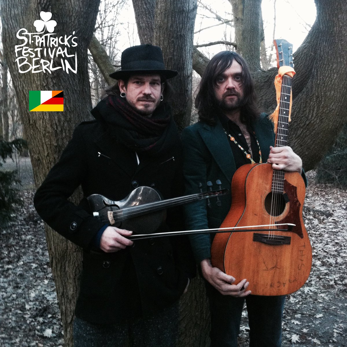 The ten day countdown has begun and The Snakes are Back in Town! Join Shaun (guitar, from <a href="/TauBerlin/">Tonya Auberlin</a>) with David (hurdy-gurdy) and Rory (fiddle) at 🇮🇪🇩🇪 St. Patrick's #Festival #Berlin 2019 💚 16th of March at Birgit&amp;Bier #patisback ☘ 👉 stpatricksfest.de