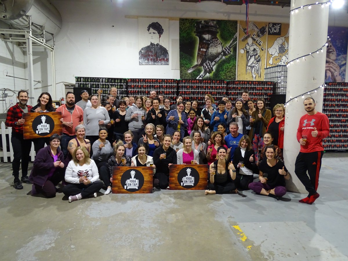 Yoga_onTap's tweet photo. February's #yogaontap @BTPBrewing featured a pale ale, rye IPA + American IPA. Learn more about the beers we sampled + the yoga practice in our new TAP NEWS post! Cheers! https://t.co/c8IhQcBAUM #ottawa #ottawabeer #ottawayoga https://t.co/ljN0RrSzed