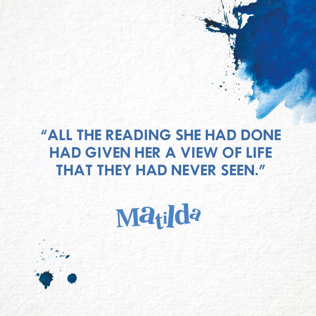 roald_dahl's tweet photo. A little #WednesdayWisdom ahead of #WorldBookDay2019. 

✨ 📚 ✨ https://t.co/gpgs1sTUGB