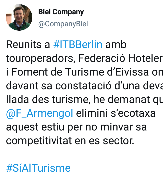 pepcalabona's tweet photo. Cada dia és més beneït.
Deixarà el PP com un solar.
Fera bó Bauzá
#lonostro #Perboncami https://t.co/66yynubYQN