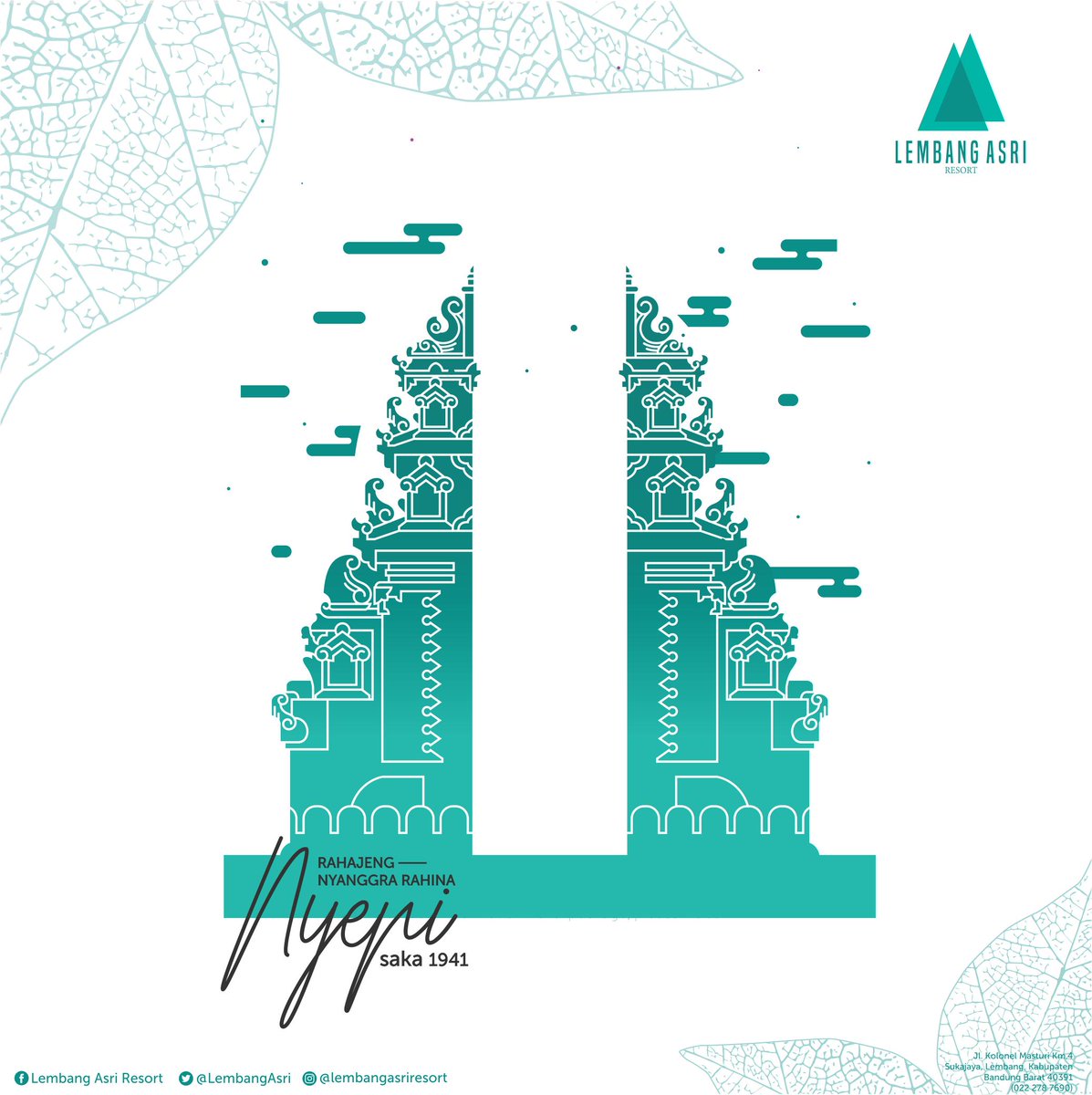 LembangAsri's tweet photo. "Nyepi is Hindu celebration in Bali indonesia. Nyepi is a day reserved fo self reflection. In the quiet stillness may be able to discover the identify of a better life in the future " Happy silent day saka 1941 🎉🙏 https://t.co/MyNs20JKZn