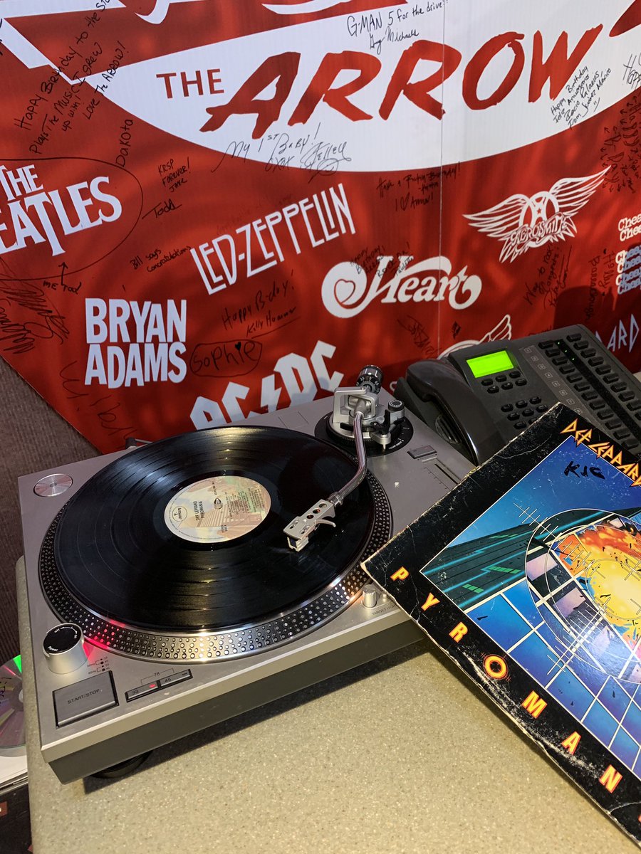 Check this out!  I’m going to play a record on the air!  This takes me back, man!!  Old school!