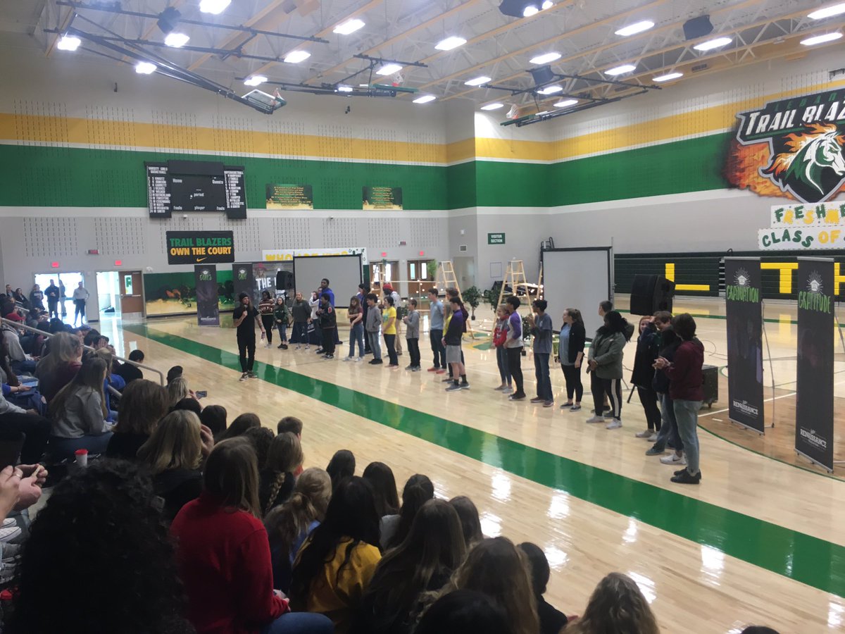 Coach_Huynh's tweet photo. Jostens Renaissance Education! @ChisholmTrailHS representing well! #RangersRide #BeTheReason https://t.co/ZAXDADeNoL