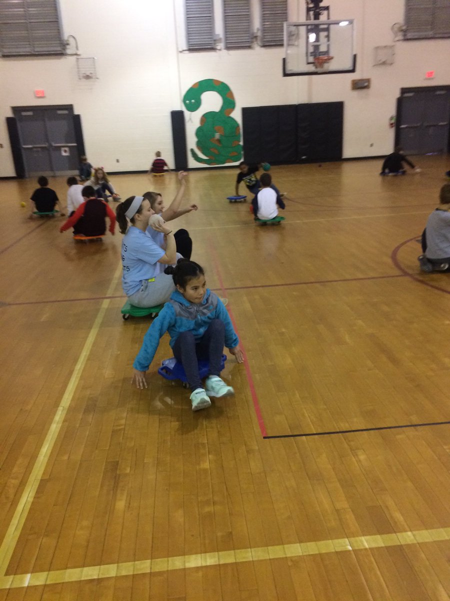 Perfecting our basketball shooting form and getting a leg 💪 workout with <a href="/NHSChargers/">Northwood Chargers</a> PEPI students in a game of Scooter Basketball! #StudentsHelpingStudents <a href="/PHSmariners/">PHS</a>