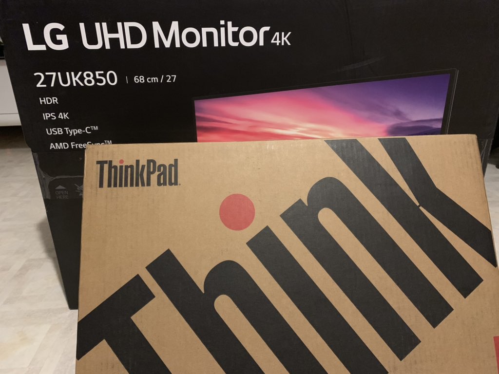 _nzamani's tweet photo. I’m a #macuser but I’m really jealous about what I just received (for a new colleague): a maxed out  #Lenovo X1 Extreme with 64 GB DDR4 2666 MHz! Makes my way overpriced @apple #MacBookPro with stupid #TouchBar look really bad! That guy can now run 2 #sap #hana #expess 😎 #HXE https://t.co/HIbFuVAT2B