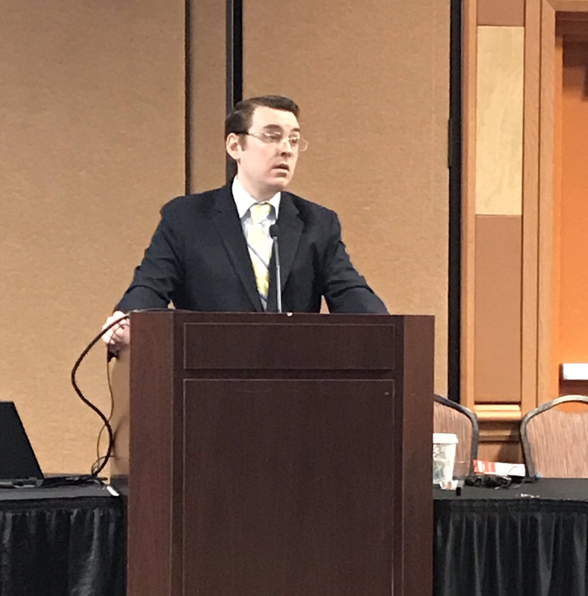 tornadosummit's tweet photo. Kyle Pfeiffer from @argonne sharing how data influences assistance. #NTS2019 https://t.co/oDQOxwnB3V