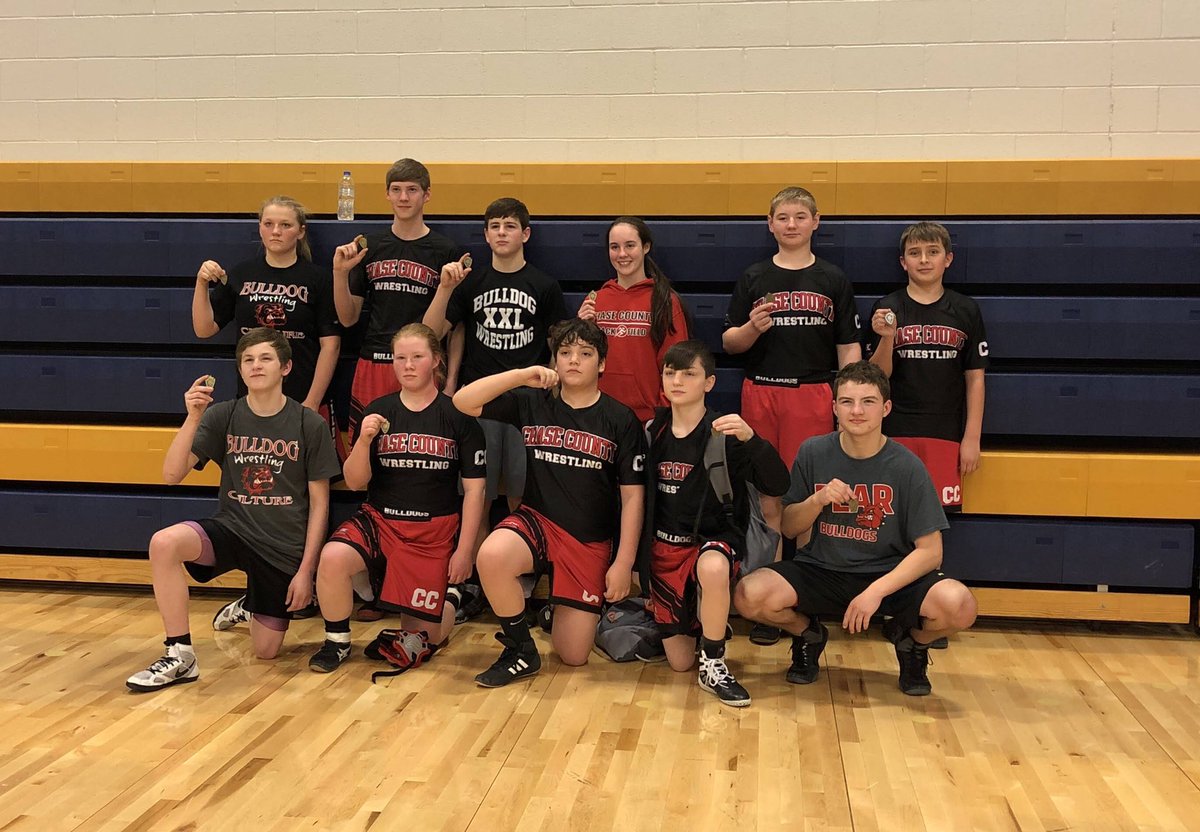 CoachBudke's tweet photo. 11 Champions, 5 Runner-ups and 3 Third place finishers last night at the League Meet. Bulldogs regain the (Unofficial) League title. Great job by our wrestlers all season. #ICWW @kwcaonline @TheChase_Online @EtownCommodore @DSherwoodEG https://t.co/eHhEmAJmW0