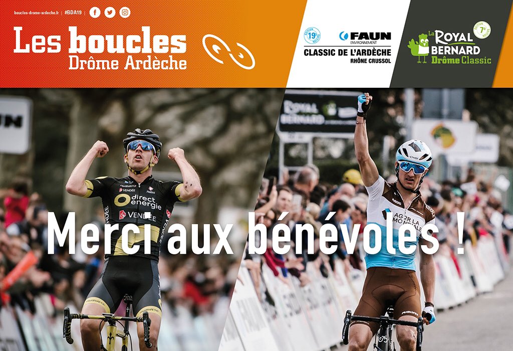 boucles_classic's tweet photo. 5️⃣0️⃣0️⃣ bénévoles ont participé cette année encore au succès des Boucles Drome Ardèche 🙏🙏🙏
Juste un mot : M.E.R.C.I
#BDA19 https://t.co/HpDZXckJMz