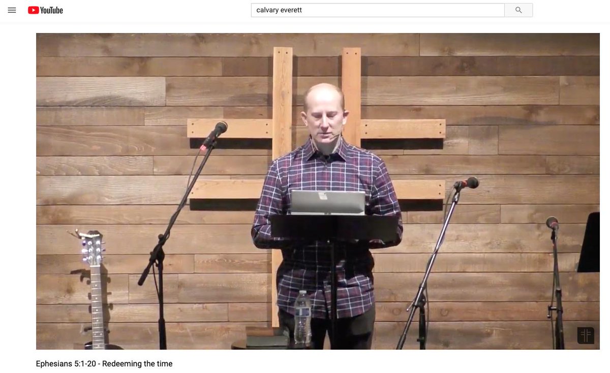 CalvaryEverett's tweet photo. As Pastor Billy continues teaching through Ephesians, he shows us how we are to walk as children of the light. The verses are intense, but they give us hope and that if we are abiding in Christ we can overcome the struggles we face. Listen by visiting our YouTube channel. https://t.co/t7B1Fo5EHA