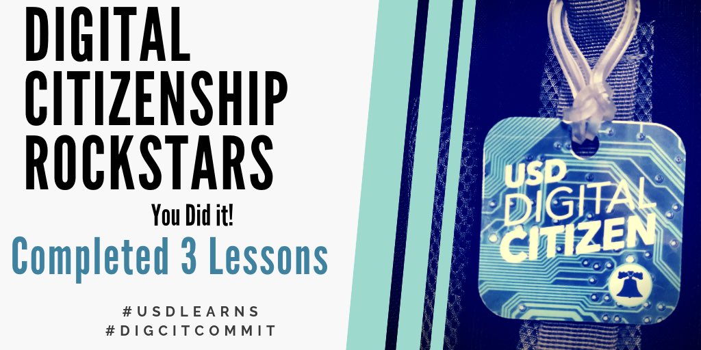 Congratulations to <a href="/MsBurguillos/">Brittany</a> <a href="/GuadGrizzly/">Guadalupe Grizzlies</a> for completing your 3 Digital Citizenship Lessons. Backpack tags are on their way! @InnovativeStock #usdlearns