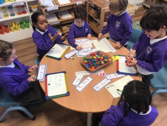 HPA_Philip_Lane's tweet photo. This week Reception have explored the concept of subtraction. The children worked in groups to find missing numbers by counting backwards, they took away pirate coins by rolling dice and explained why subtraction sentences were incorrect. Well done Benidorm Class!
#HPAPLeyfs https://t.co/4sHZ4tehrP