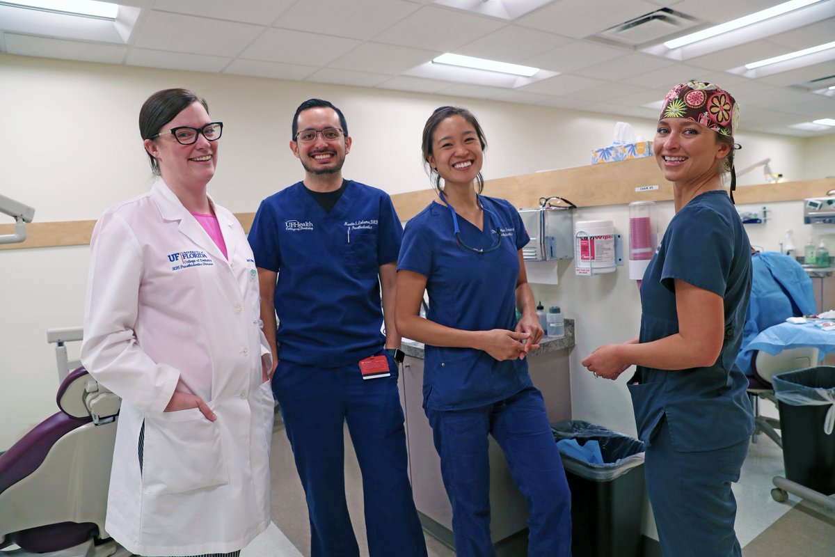 UFNews's tweet photo. Did you know? @UFLDentistry is one of only three dental schools in the United States that offers all nine @AmerDentalAssn-recognized advanced education specialties. #NationalDentistsDay #GatorDentists https://t.co/4IQVp3rcWS https://t.co/RzFL6CVSf5