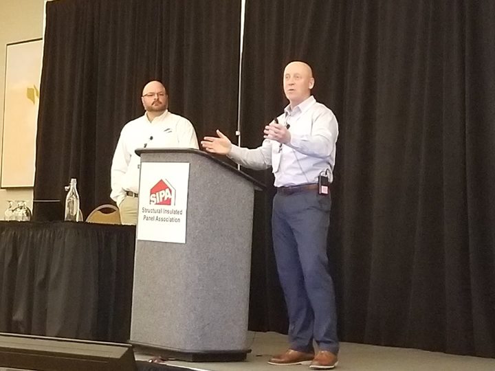 SIPAtweets's tweet image. Great things are happening at the SIPA Annual Meeting! Board members Jeremy Dieken (@Extremepanel), James Hodgson (@PremierSIPs ), and Lee Bergum (@EPS_Buildings) discuss new SIPA Strategy Launch. #sipaannualmeeting #sipaexpo2019  #panelization