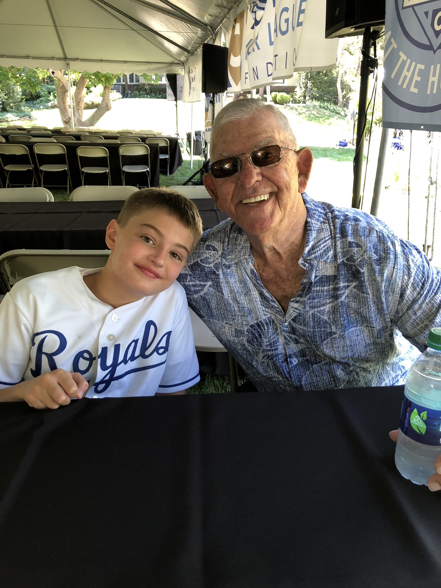 Happy Birthday to HOFer Cookie Rojas! Pictured with Master Andrew Cook. 