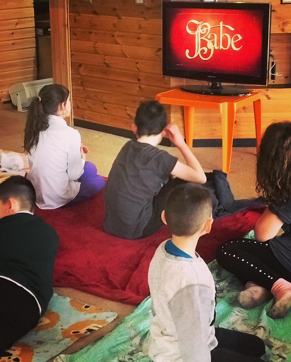 urbannatureuk's tweet photo. Such a wet miserable day at the centre, so the children of @StColumbas2016 Burnt some energy playing in the rain then came in to make pancakes and watch BABE #alternativeclassroom #natureschool #therapycentre #attainmentprogram #health #wellbeing #pef https://t.co/GsXMX36SPz