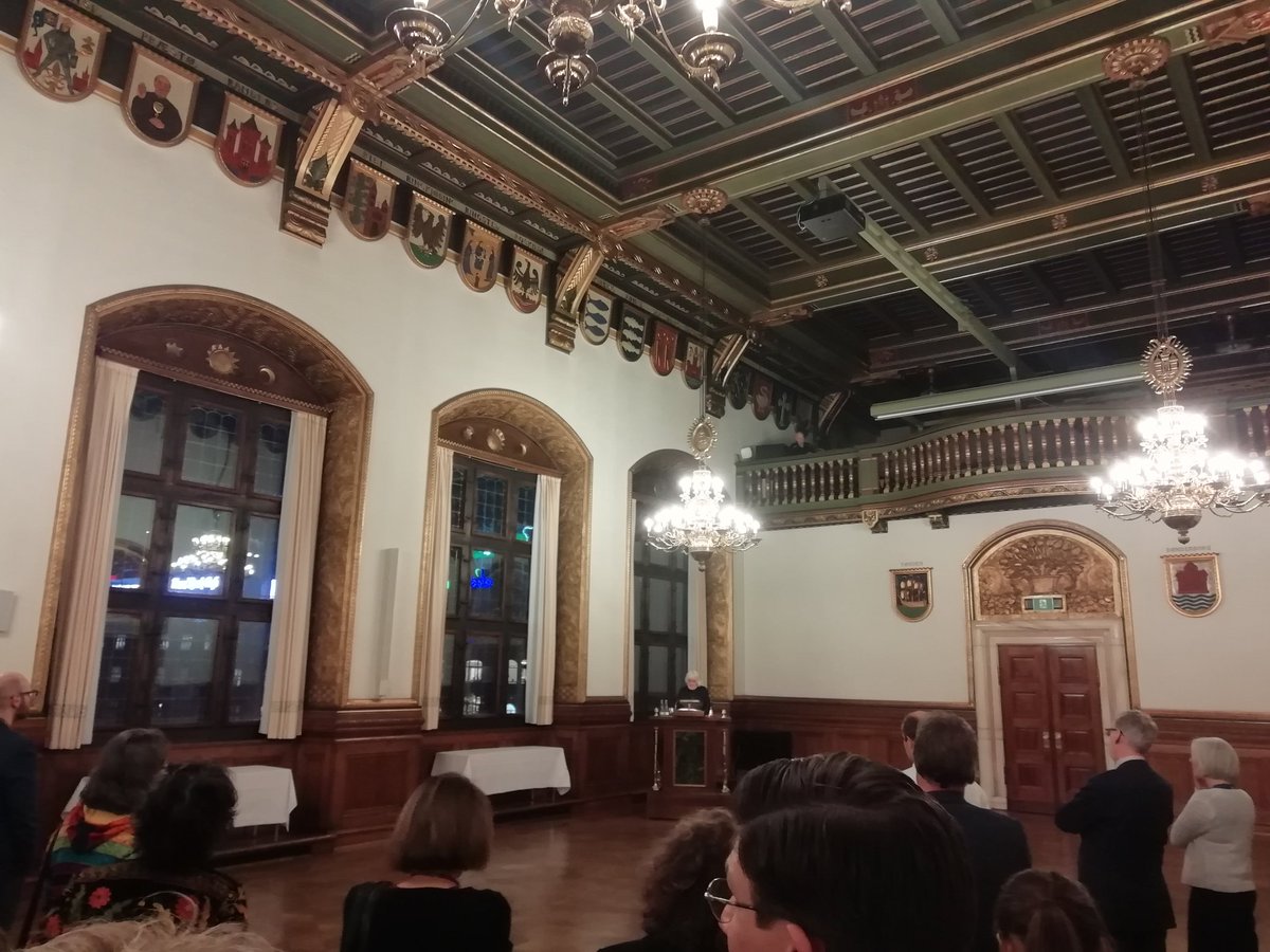 Thanks to the city hall of Copenhagen for this nice reception! #DHN2019