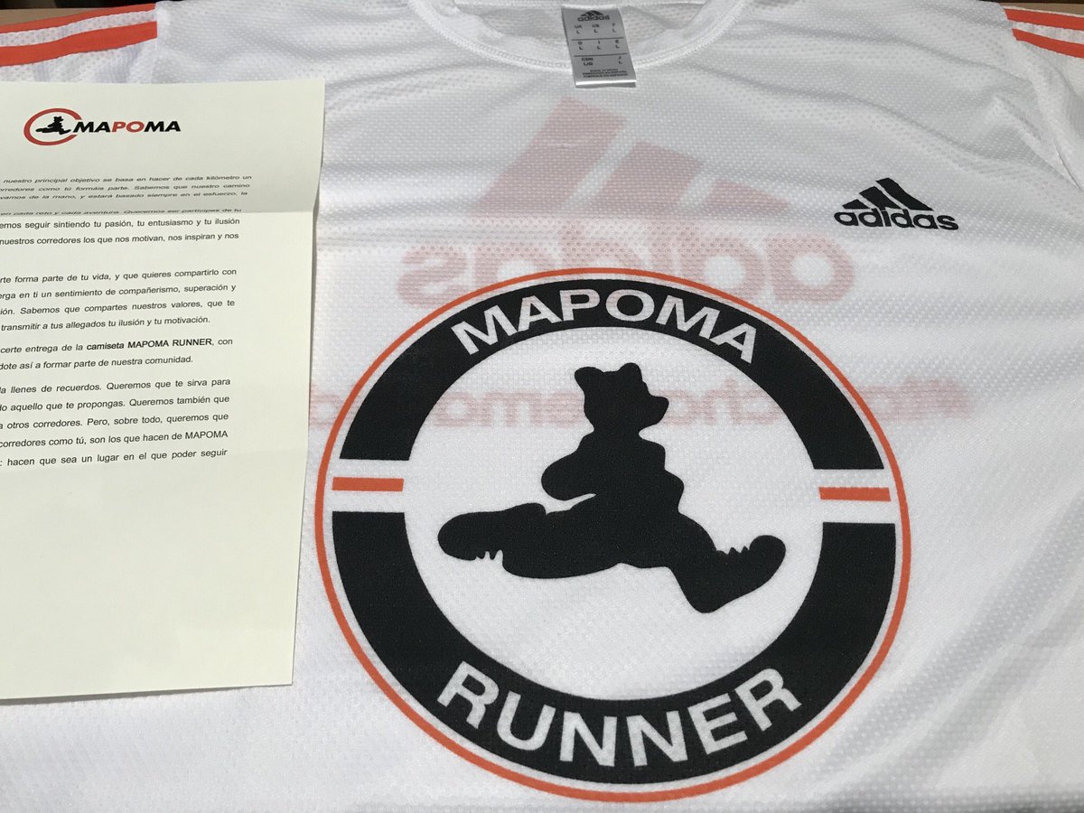 simone_ferrali's tweet image. Gracias @ad_mapoma por este regalazo y por haber pensado en mí.¡Sois la leche! Tengo muchas ganas de estrenar esta camiseta tan chula
#MapomaRunners