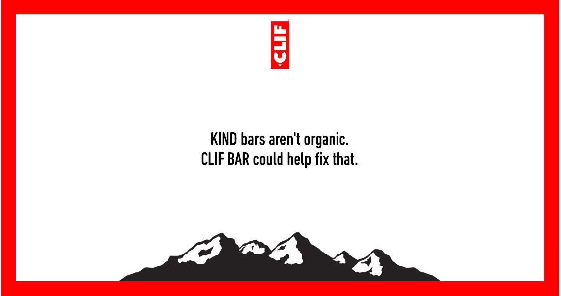 akaLT_'s tweet photo. .@ClifBar killing it with this campaign. 

https://t.co/yHHaOQV8bo https://t.co/YZCP9ZJBBC