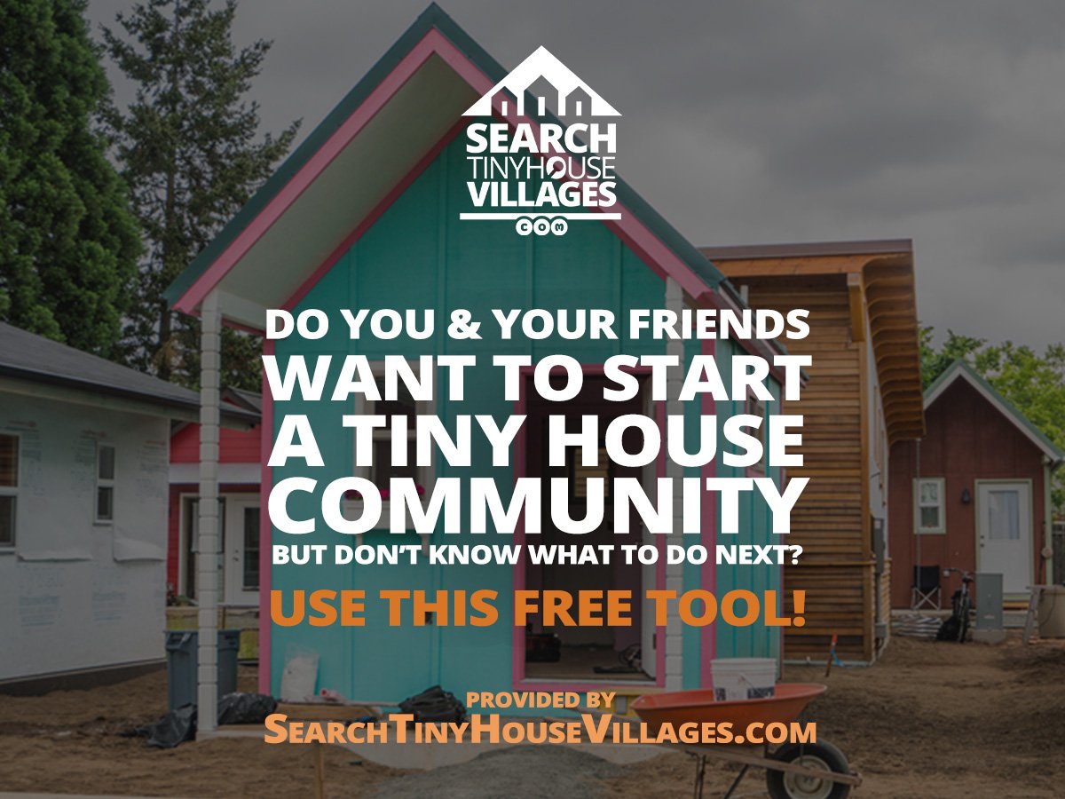 SearchTinyHouse's tweet photo. Want to build a #TinyHouse #Community with your friends, but don't know what to do next?  I've developed a free tool to get your group headed in the right direction.

➡️➡️➡️Check it out here: https://t.co/dTzqImWfAY https://t.co/zqBkI3XSO3