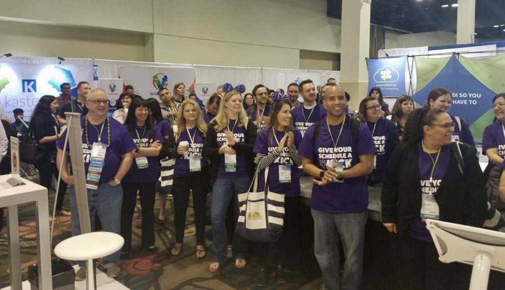 CollegeSource's tweet photo. We love the ENERGY of #Alliance19 attendees rocking #Schedmule shirts! Check out the lucky folks who won our grand prizes yesterday.
Want to see what our new #StudentScheduling platform, Schedmule, can do? Sign up for the intro webinar now: https://t.co/jJooqVqBuJ 🗓️💻🎓 https://t.co/ftKSzeLgYY
