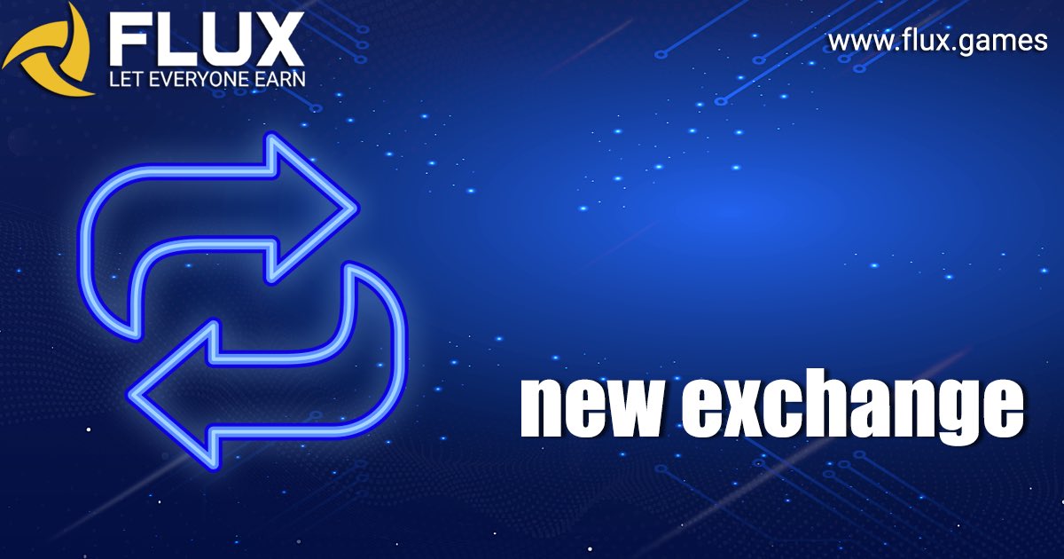 Hi, FLUX

FLUX is on the new exchange now - BEEX. IDEX is coming as well.

Detailed information here beex.beeqb.com