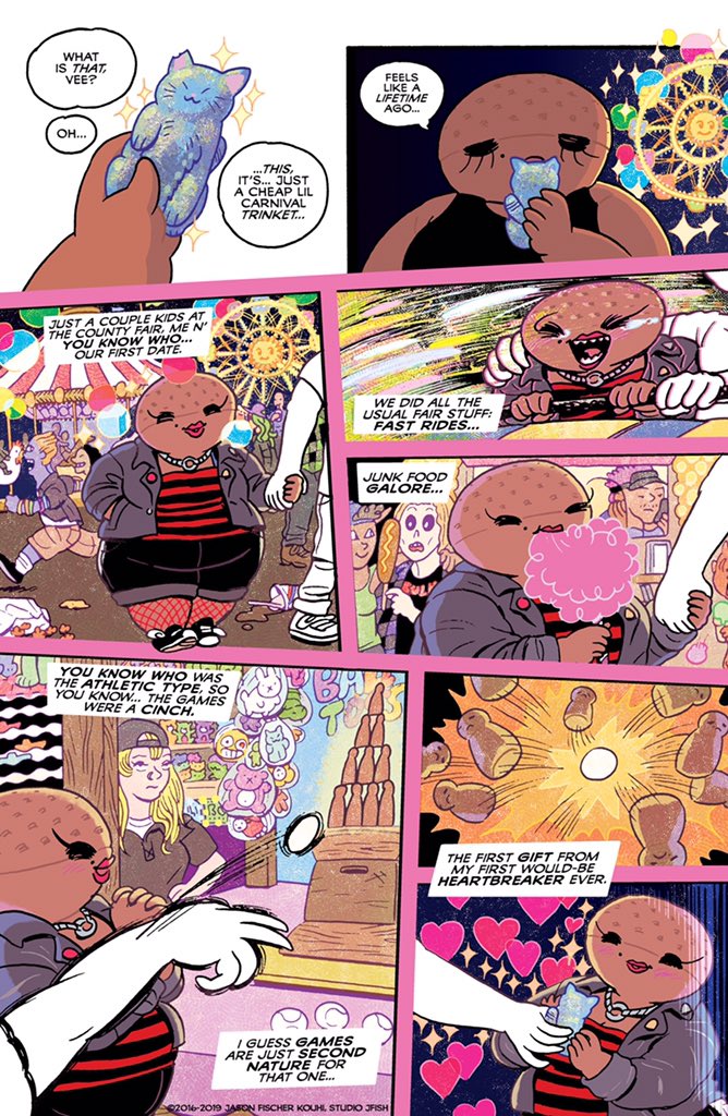 terraflatscomic's tweet photo. TERRA FLATS CH 02 PG 05
Carnivals are just those kinda places where good memories are made that end up souring one dayโฆ
#terraflats #webcomic #comic #ponyandvee #jasonfischer #studiojfish https://t.co/bpaGklF8F4